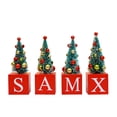 thumbnail image 1 of Mini Árbol De Navidad Adornos De Mesa De Escritorio De Madera Accesorios De Decoración De Navidad Para El Hogar Fiesta Bar Oficina Serendint HA038596-00, 1 of 6