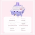 thumbnail image 4 of 70PCS MMD Princess V4 Switch 5 Pin Linear Axis Body Switches Hot-Swap 28g for DIY Mechanical Keyboard, 4 of 5
