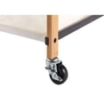 thumbnail image 2 of TRINITY BASICS® 2-Bag Bamboo Laundry Cart - Bronze Poles, 2 of 7