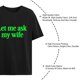 thumbnail image 5 of Camisetas geniales para hombre con la frase "Déjame preguntarle a mi esposa", 5 of 7