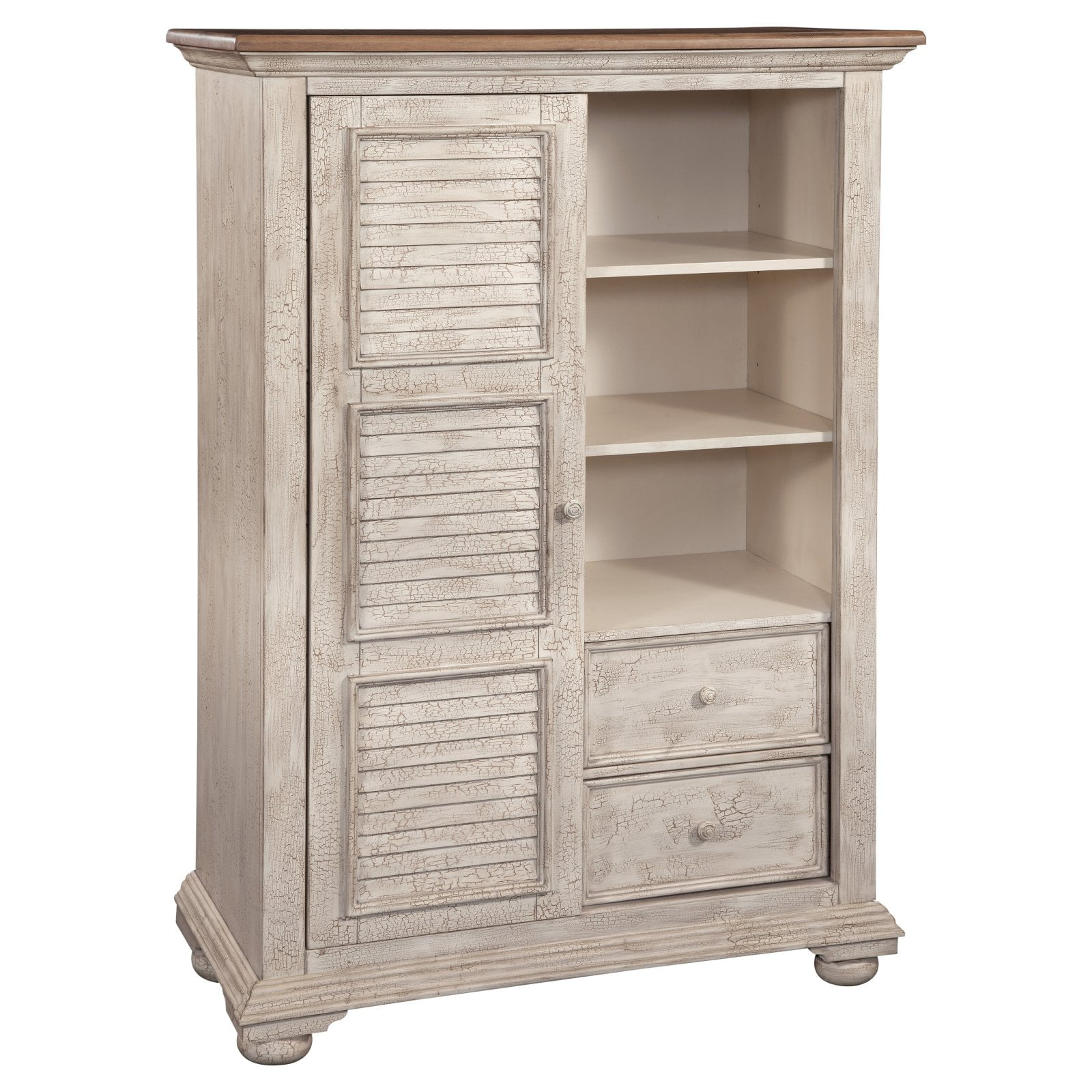 American Woodcrafters Cottage Traditions 8 Drawer Gentlemans Chest