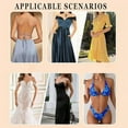 thumbnail image 6 of Cleavage Bra Cakes Triangles Bra Triangles Sticky Nipple Covers Invisible Strapless Backless Push up Self Adhesive Bras, 6 of 6