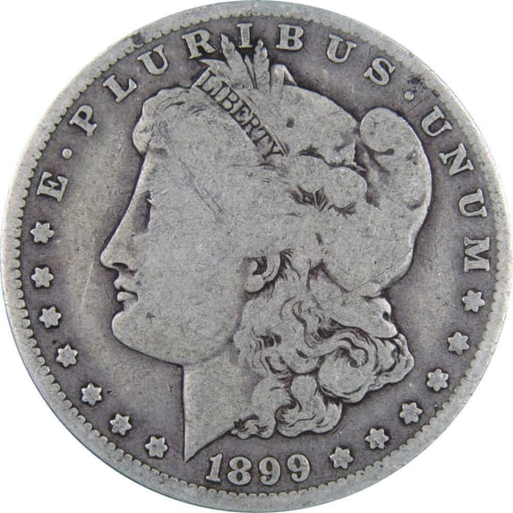 1899 O Morgan Dollar VG Very Good 90% Silver $1 US Coin Collectible