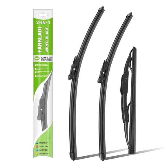 FARRLADI Silicone Windshield Wipers Replacement for Chevrolet Traverse 2012-2017,Original Equipment Automotive Replacement Wiper Blades - 24" 21" 12"(3 Pack)