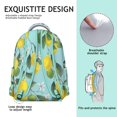 thumbnail image 5 of Citrus Lemon Spark Backpack - Durable Campus Bag with Organizer Pockets, Trendy Rucksack for College Students, Vibrant Print, Perfect Gift, 5 of 6