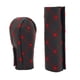 thumbnail image 1 of 2 unids/set de cuero PU para coche, cubierta de palanca de cambios de freno de mano, funda de empuñaduras de freno de mano, carcasa de pomo de Vehículos, repuestos y accesorios Mis negro rojo Kenally CZ11223-01, 1 of 1