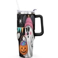 thumbnail image 2 of Halloween Ghost Stainless Steel Tumbler Happy Halloween Pumpkin Insulated Coffee Mug with Straw,Thermal with Lids for Hot and Cold Drinks for Fathers Husband Mothers 40 oz Boo Cup, 2 of 7