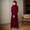 Wine, variant on RTKFRFLM Girls Modest Dress with Wave Ruffle Trim Kids Crewneck Solid Color Long Robe Gown Children's Middle Eastern Style Prayer Abaya Soft Breathable Kaftan Dress for Girls