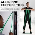 thumbnail image 5 of THERABAND CLX Resistance Band with Loops, 5-Foot Band, Green, Heavy, Non-Latex, Elastic Band for Exercise, Mobility & Rehab, Stretching, Home Workouts, Color-Coded for Easy Resistance Levels, 5 of 10