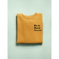 thumbnail image 3 of Be A Nice Human Women Sweatshirt, Female XX-Large, 3 of 4