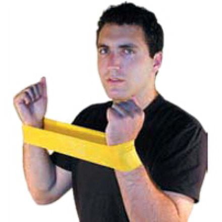 Cando Exercise Band, Red (Light), 50 Yard Dispenser, Low-Powder