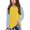 Yellow, variant on TAIAOJING Girls Crop Top Long Sleeve Fall T Shirt Casual Raglan Sleeve T Shirts Crewneck Tunic Tops Kids Teen Color Block Tee Blouses Spring Clothes 4-5 Years