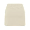 thumbnail image 6 of ZXLBBD Womens Solid Color Tennis Pocket Skirt Yoga Sports Active Skirt Shorts Skirt Casual Outdoor Loose Fit Daily Wear, 6 of 6