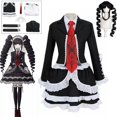 thumbnail image 2 of Dangaronpa Celestia Ludenberg Cosplay Dangaronpa Disfraz Uniforme Escolar Mujer Halloween Conjunto Completo Disfraz Gótico Lolita Fiesta, 2 of 5