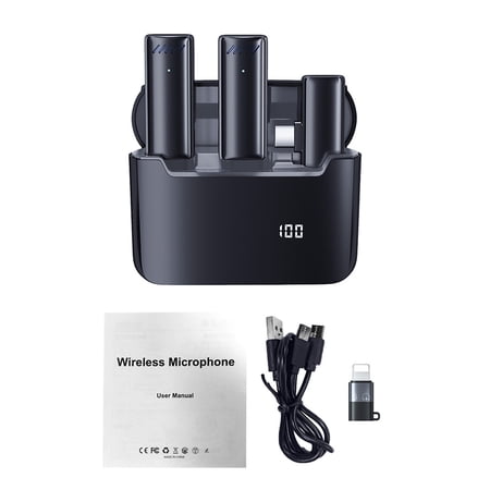 Microphones,Type-c Android Tablet Android Tablet Live Tablet Live Video Noise Reduction Compatible Mic Noise Reduction With Type-c Android Compatible With Type-c Hxber Compatible (1 Receiver