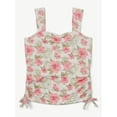 thumbnail image 4 of Justice Girls Cinched Floral Tank, Sizes XS - XLP, 4 of 6