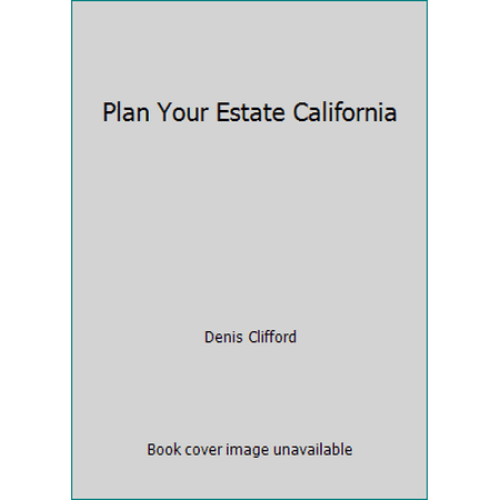 Plan Your Estate California, Used [Paperback]