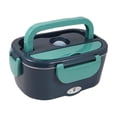 thumbnail image 2 of Suncoda Electric Lunch Boxes, Portable Electrics Lunch Box Car Household Stainless Steel Plastic Two in One Home Insulation Heating Lunch Box Frees Water Injection, 2 of 7