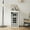 White#6, variant on Living Room Cabinets Stackable Wall Mounted Storage Cabinet, 15.75" D x 15.75" W x 70.87" H,black,Wooden Cabinets
