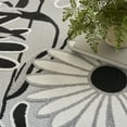 thumbnail image 6 of Nourison Aloha Indoor/Outdoor Black White 7'10" x 10'6" Area Rug, (8x11), 6 of 9