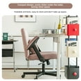 thumbnail image 4 of Premium Fabric Office Chair, Pink, 4 of 13