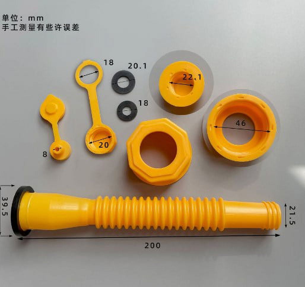 1 Set of Gas Changing Valves Plastic Output Gas Tank Adapters Flexible