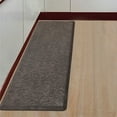 thumbnail image 4 of MeyJey Anti Fatigue Kitchen Mat, 20"x60" Non-Slip Waterproof Cushioned Runner Rug, Brown, 4 of 10
