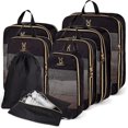 thumbnail image 1 of HELIAHOO Expandable Compression Packing Cubes for Suitcases,8 Set Lightweight Compressible Travel Packing Organizer for Carry on Suitcase,Organizer Bags Set as Travel Essentials AZ83-19529, 1 of 6
