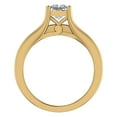 thumbnail image 3 of Princess Cut Engagement Ring Adjustable Wedding Band 0.90 CTW 14K Gold (G,SI), 3 of 5