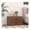 Walnut, variant on Sunshen 2-Drawer Dresser, Stackable Wooden Lateral File Cabinet w/Anti-tilt Kit, Low Chest of Drawers for Bedroom, Horizontal Stacking Storage Cabinet for Study Living Room Office (1, Black)