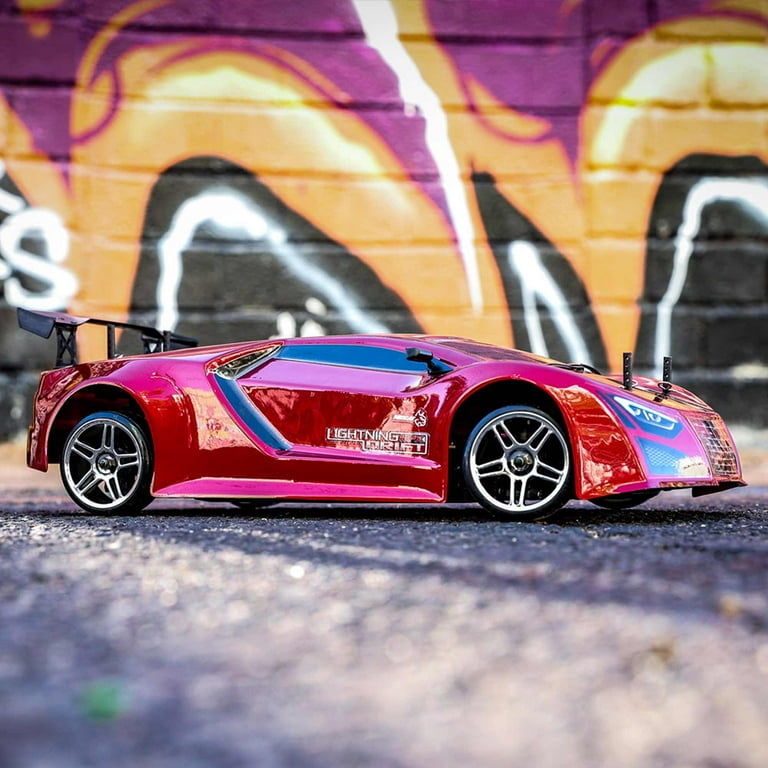 Redcat Racing EPX Drift Car with 7.2V 2000mAh Battery 2.4GHz Radio and R10215 Body 1 10 Scale Metallic Red Walmart