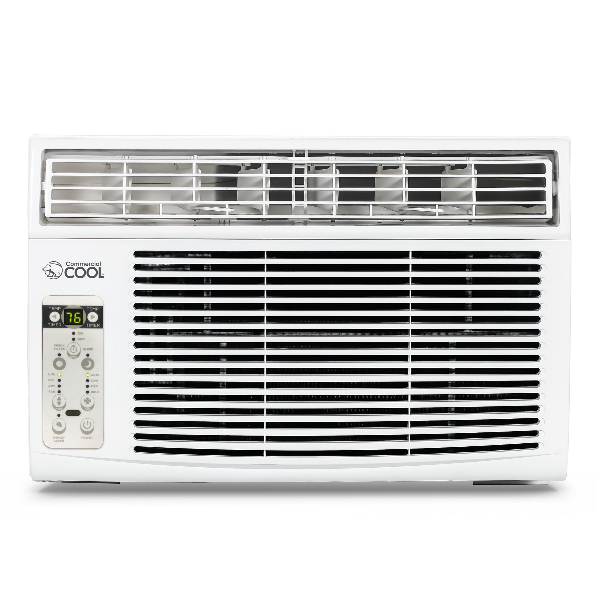 Commercial Cool 10,000 BTU Window Air Conditioner, White, with Remote Control