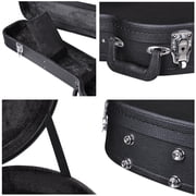 Electric Guitar Hard Case for LP Les Paul Type Wooden Hard Shell Lockable Black