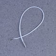 thumbnail image 3 of 100Pcs Elastic Ropes Elastic Barbed Cords Stretch Round String with Metal Barbs Barbed Fastener for Mask Making Book Binding Crafting (White), 3 of 8