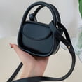 thumbnail image 2 of Qarigey Las pequeñas bolsas de almacenamiento del lápiz labial del auricular de la PU organizan los elementos esenciales en estilo Bolsas de mensajero y de hombro verde, 2 of 6