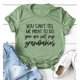 thumbnail image 2 of Camisa de manga corta holgada con estampado de letras de moda para mujer, talla M, camiseta verde oliva con fuente negra, 2 of 5