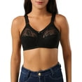 thumbnail image 1 of Homgeek Women Plus Size Bra Full Coverage Wirefree Comfort Lace Bralettes, 1 of 7