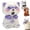 Cat, variant on Cooling Clip-On Mini Fan for Cup & Bowl,Cute Cat Animal Fans Coffee Chiller,Portable Hanging Mug Fan for Iced Coffee Soup Drinks,Rechargeable Fast Air Blowing,Desktop Beverage Cooling Companion
