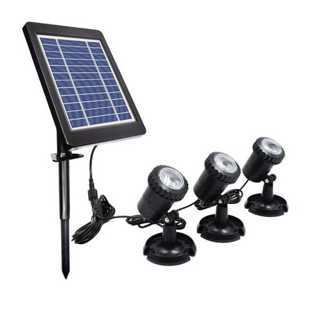 

Solar Powered Energy L-ED Underwater Diving Lamp Kit Set Sensitive Control Sensor Sensing LowHigh Brightness 2 Adjustable Working Modes Effects IP68 Water Resistance Built-in 2200 High Capa