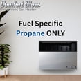 thumbnail image 2 of Comfort Glow Direct Vent Propane Heater, 25,000 BTU Wall Mount 750 sq ft - DVP25, 2 of 12