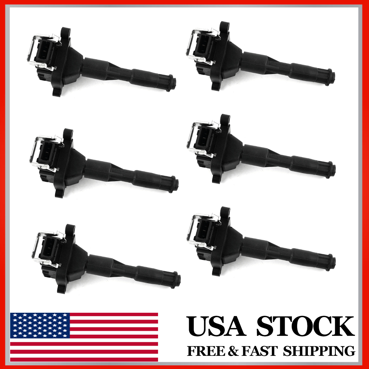 1/6/8pcs Ignition Coil For BMW E36 E46 320i 323i 325 328ci 330ci 2.0L 2