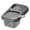 Gray, variant on HOXZODT Suction Cup Kitchen Sink Food Residue Drain Basket, Detachable Hanging Sink Strainer Filter for Food Scraps, Gray