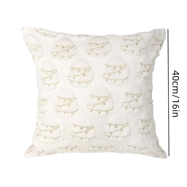 Fundas cojín Pascua, huevo blanco suave, decoración, para sofá salón/hogar.