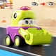 thumbnail image 4 of Coche de juguete con cara de dinosaurio que cambia de cara, rompecabezas de ingeniería, coche de ingeniería de juguete con silbato, coche de ingeniería que presiona, 4 of 5