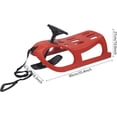 thumbnail image 2 of Snow Sleds for Kids, Saddle Seat Snow Sled with Safety Hand Grips, Fast Plastic Toboggan for Snow Tubing and Sledding, Outdoor Winter Toy for Boys, Girls, Teens and Family, 2 of 14