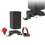 Wall Mount for Xbox Series X, 3 in 1 Wall Mount Kit for Xbox Series X with Controller Holders & Headphone Hook