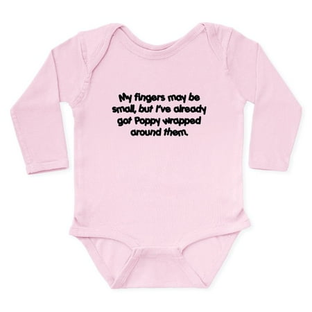 

CafePress - Poppy s Wrapped (Black) Long Sleeve Infant Bodysui - Long Sleeve Infant Bodysuit