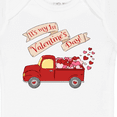 thumbnail image 4 of Inktastic It's my 1st Valentine's Day with Red Truck and Hearts Boys or Girls Baby Bodysuit, 4 of 5