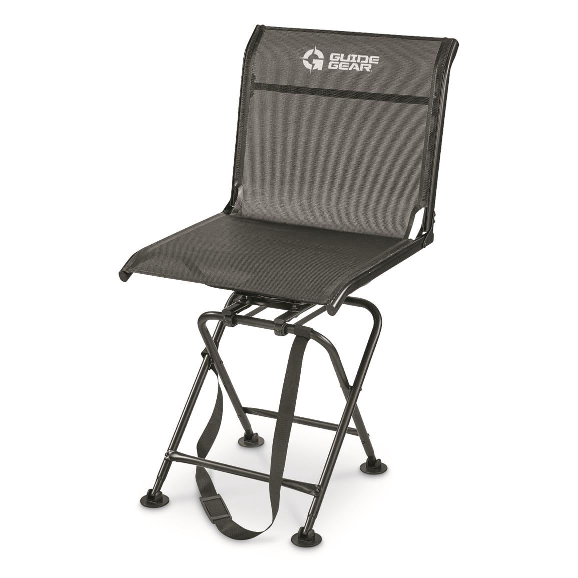 Guide Gear Big Boy Comfort Swivel Hunting Blind Chair, 500-lb. Capacity