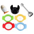 thumbnail image 2 of 4 In 1 Egg Slicer Multi Functional Stainless Steel Wire Household Cutting Tool, 2 of 3